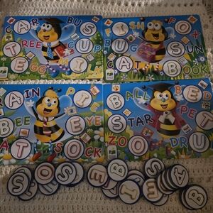 Educational Bee-Themed Alphabet Learning Toy Set
